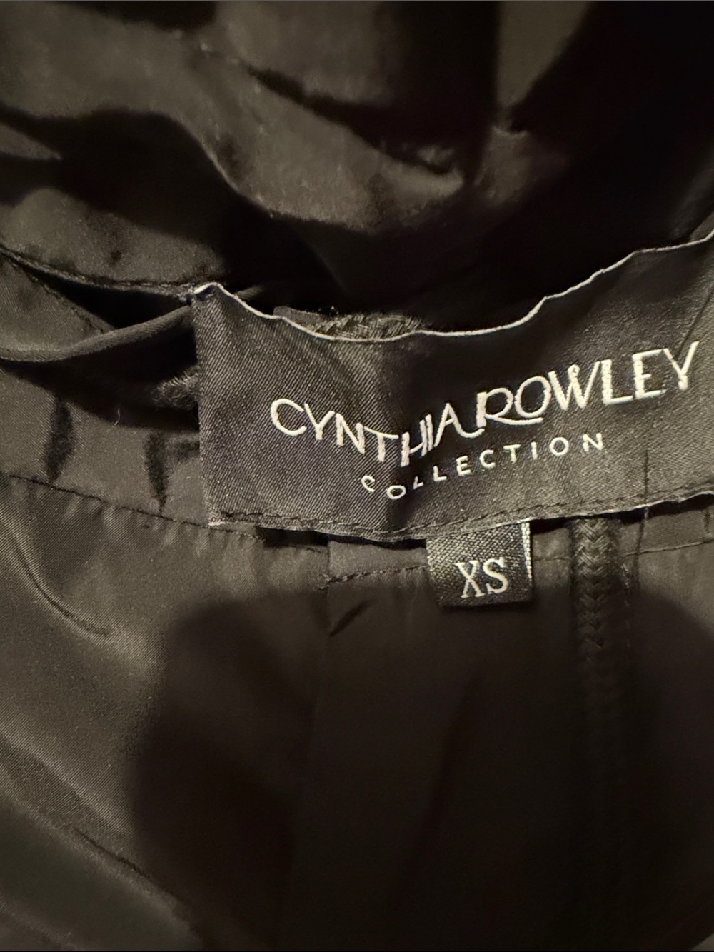Cynthia Rowley Black Kim cargo pants xs